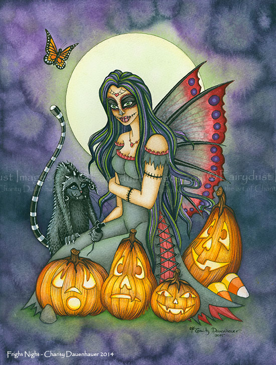 Fright Night - Halloween Art Print