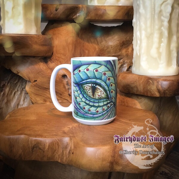 Golden Eye Dragon - Coffee Mug
