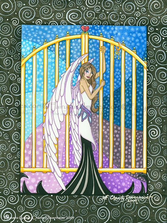 Heaven's Gates - Angel Art Print