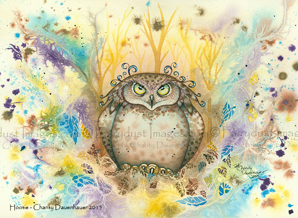 Hootie - Owl With A Attitude Art Print