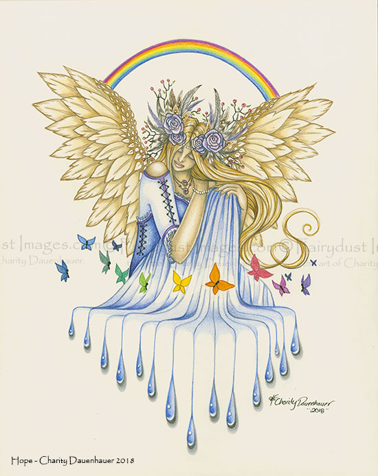 Hope - Angel Art Print