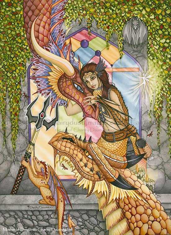 Mother of Dragons - Fantasy Art Print