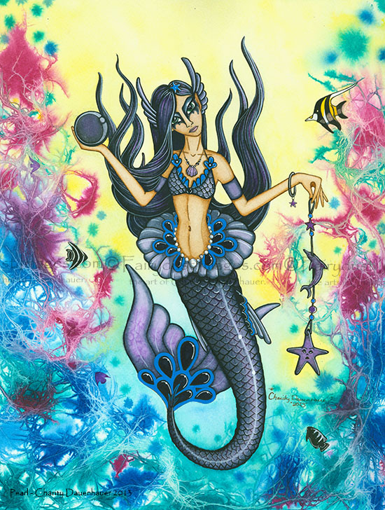 Pearl - Mermaid Art Print