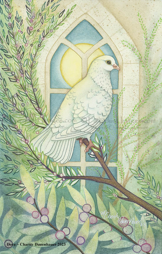 Dove - Fantasy Art Print