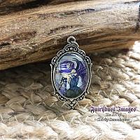 Angelica - Purple Angel Pendant - Necklace