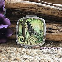 Beautiful Distraction - Luna Moth Fairy - Compact Mirror