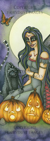 Fright Night - Halloween Fairy Bookmark
