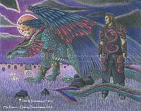 His Return - Dragon Warrior Art Print