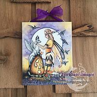 Kandi Korn - Halloween Fairy Ceramic Plaque