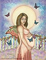 Life's Precious Moments - Pregnant Fairy Art Print