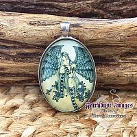 Remembrance - Angel Cameo Pendant Necklace