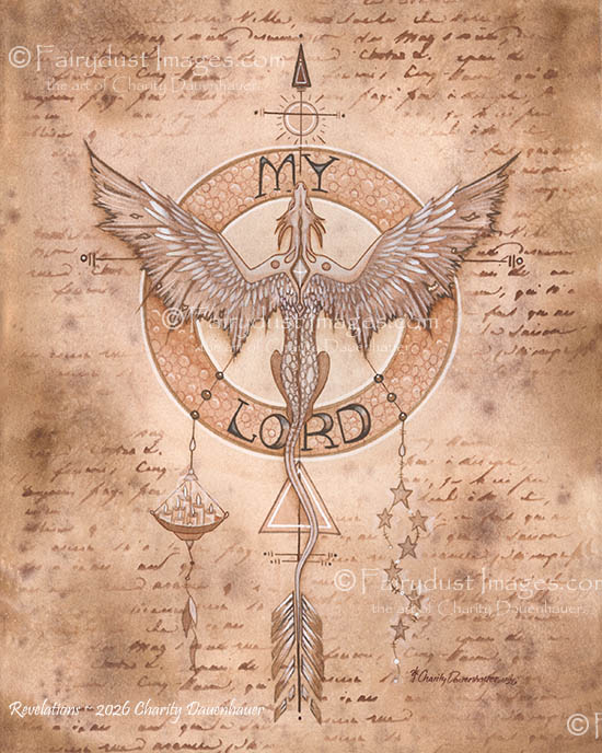 Revelation - Dragon Arrow - Art Print