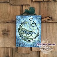 Star Dancer - Dragon Ceramic Tile Plaque