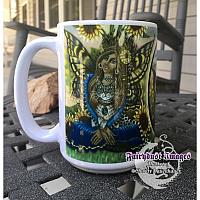 Sunflower - Fairy Art Coffee Mug