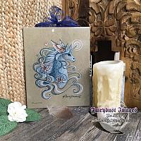 Sweetness - Silver Unicorn Ceramic Tile