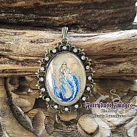 Tentacles - Mermaid and Jellyfish - Fancy Pendant Necklace
