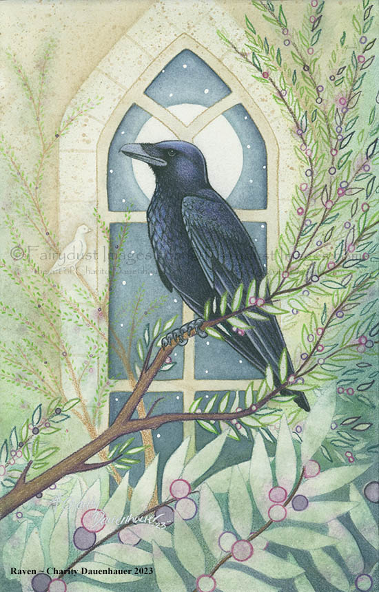 Raven - Fantasy Art Print