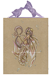 The Shepherd - Pink Mermaid Ceramic Art Tile
