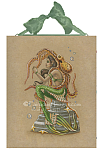 The Hug - Mermaid and Octopus Ceramic Art Tile