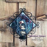 Wild Heart - Sugar Skull Candle Sconce